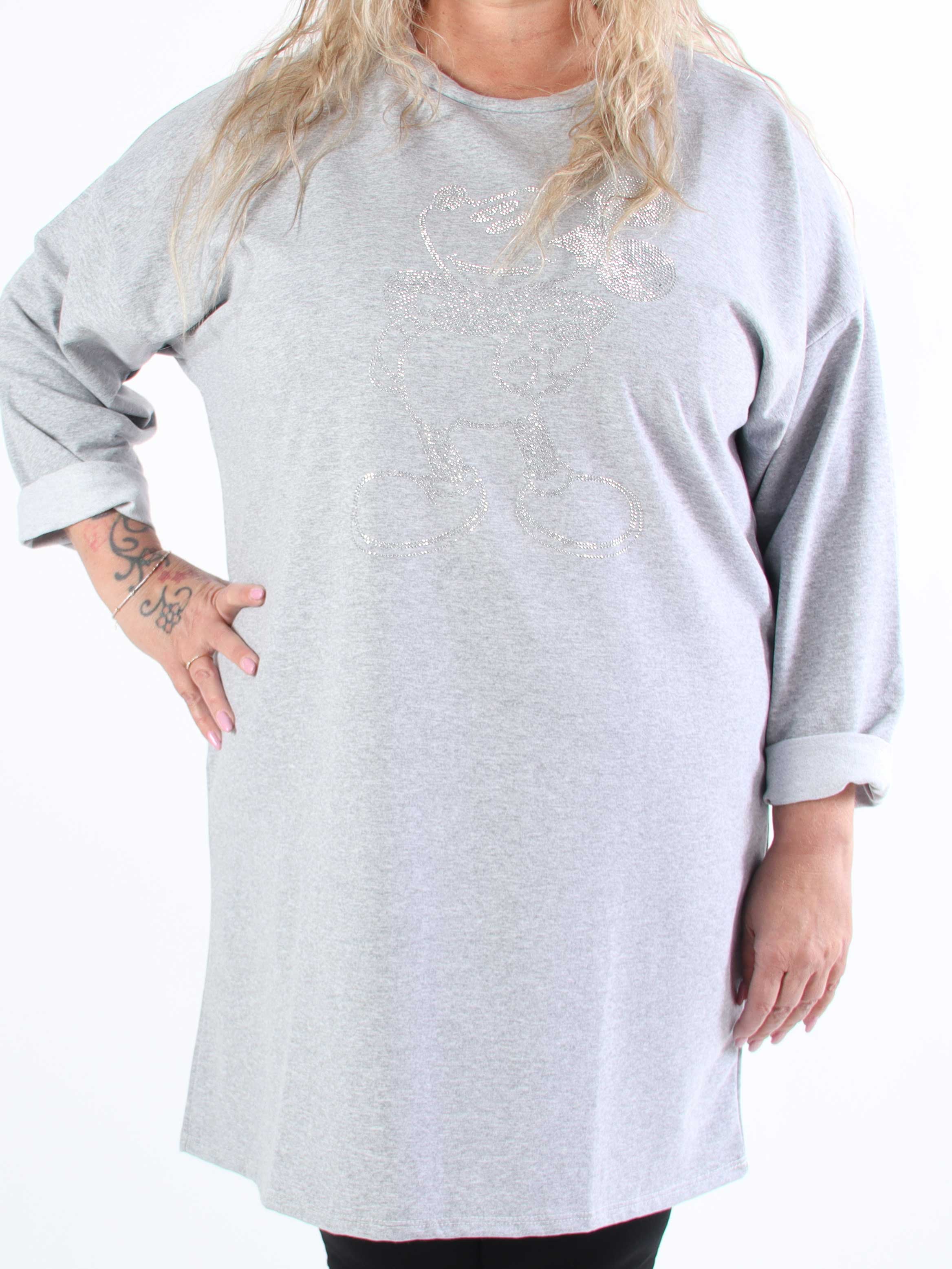 Mickey - Söt joggingklänning i plusstorlek med liknande